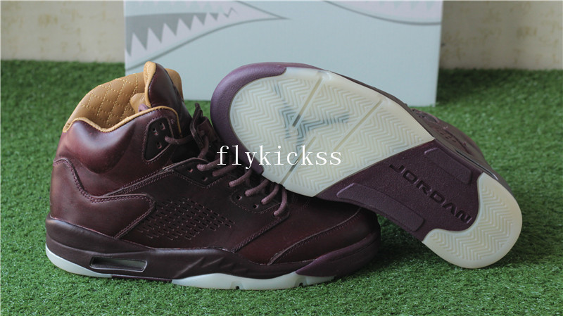 Air Jordan 5 PREM Burgundy Bordeaux